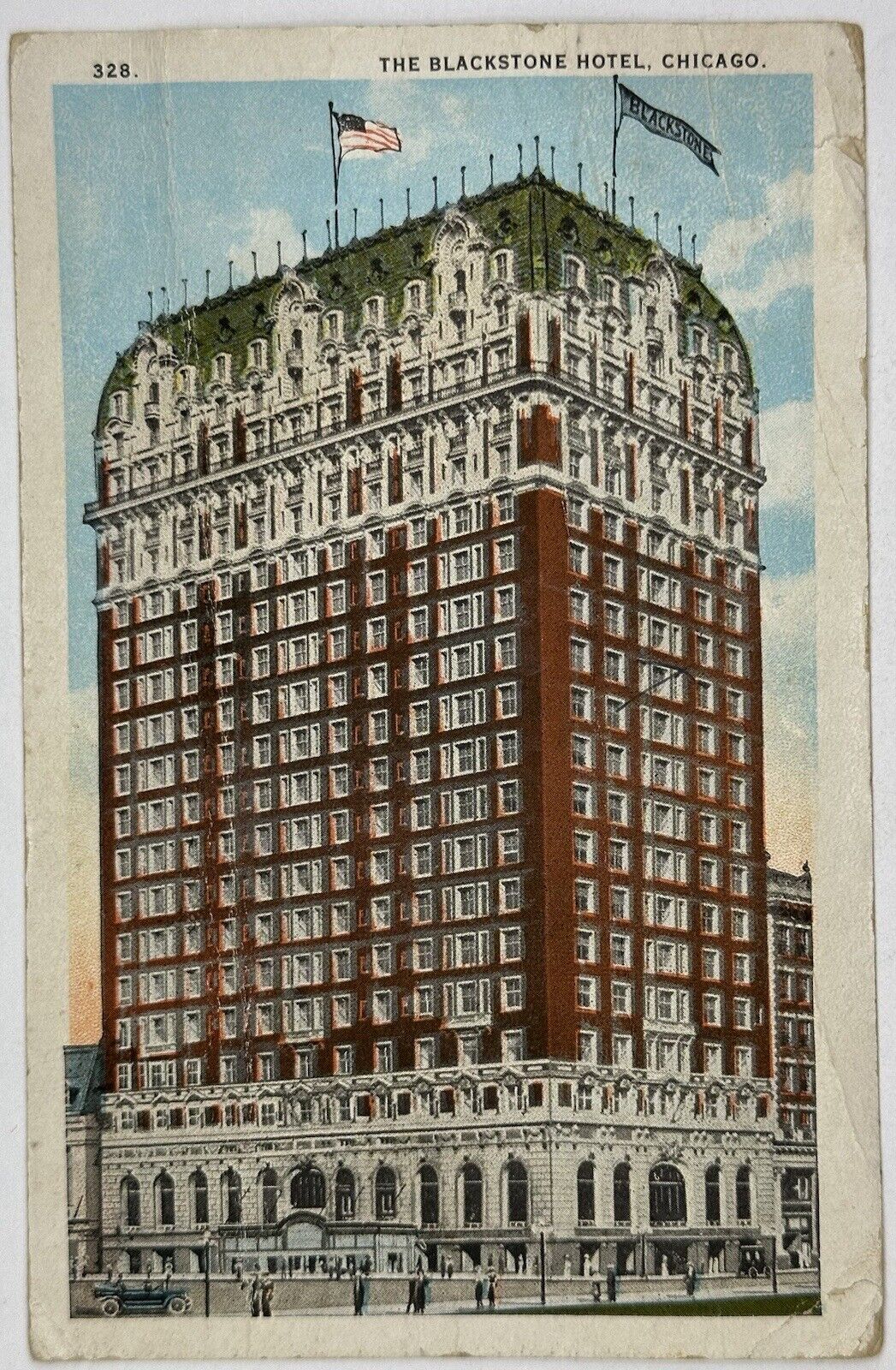 Antique 1925 The Blackstone Hotel Postcard Chicago Illinois IL