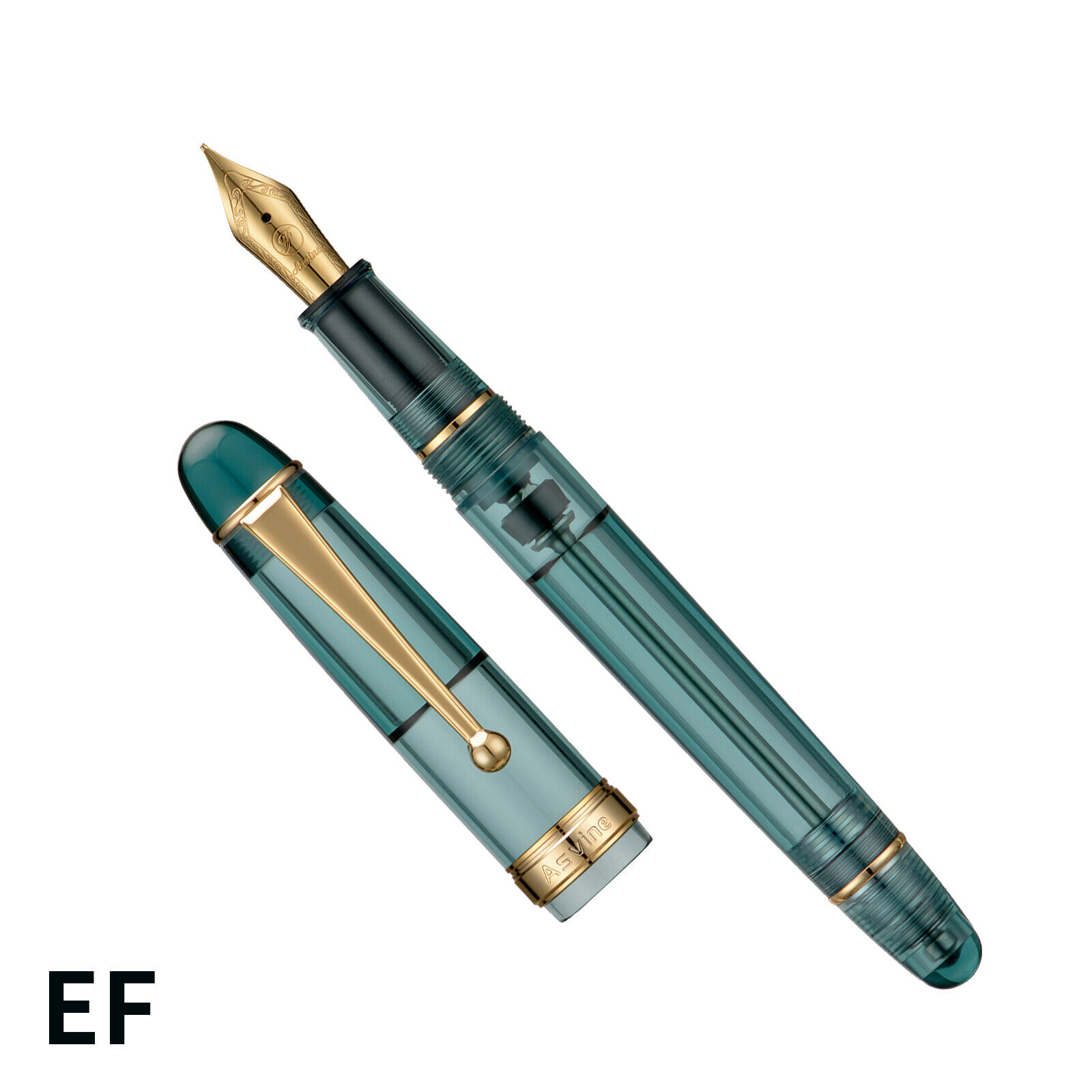 Asvine V126 Vacuum Filling Fountain Pen EF/F/M NibMatte Acrylic Writing Pensto