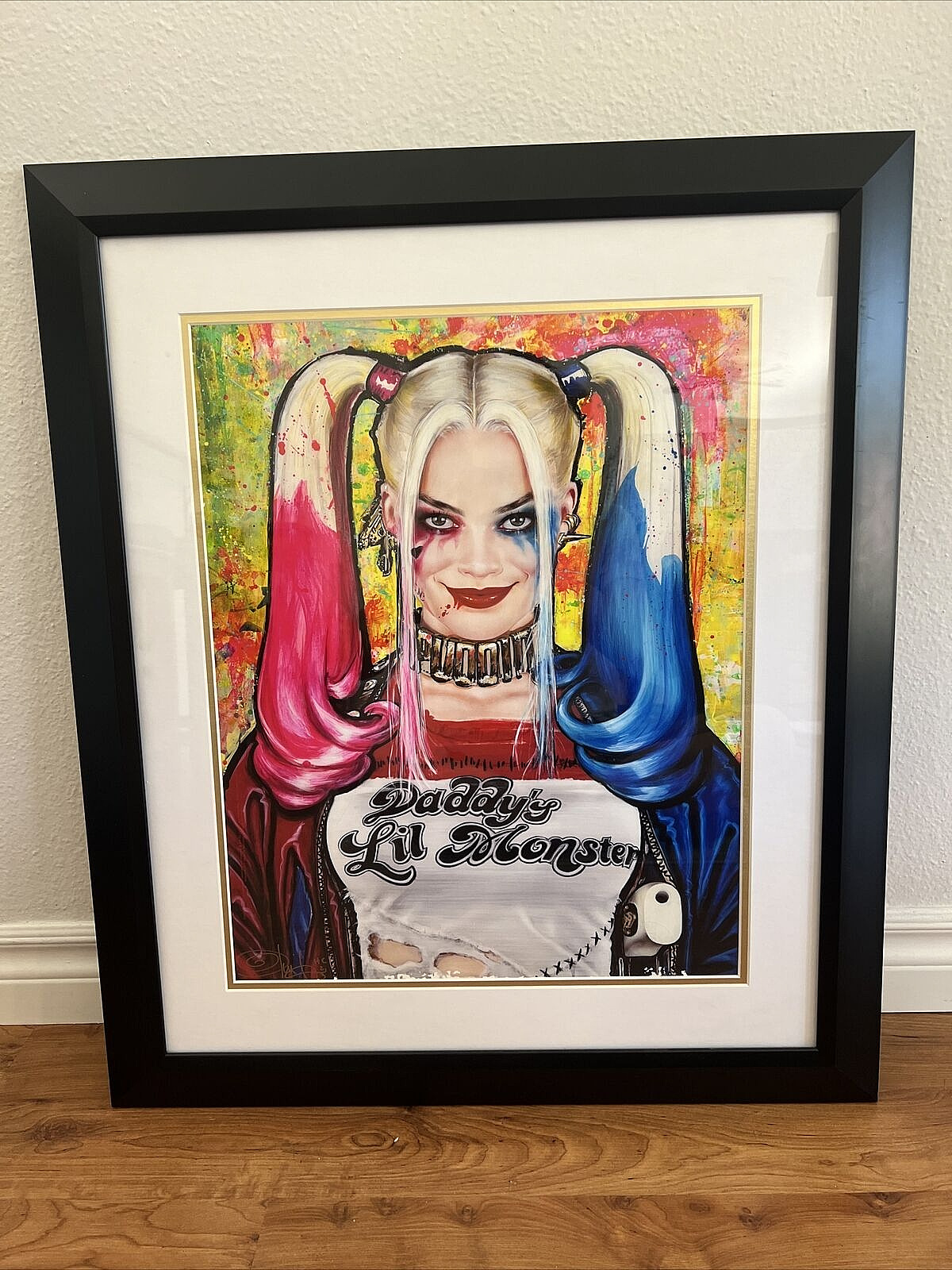 Sideshow Harley Quinn Print limited edition number 23 of 400 non diamond dust
