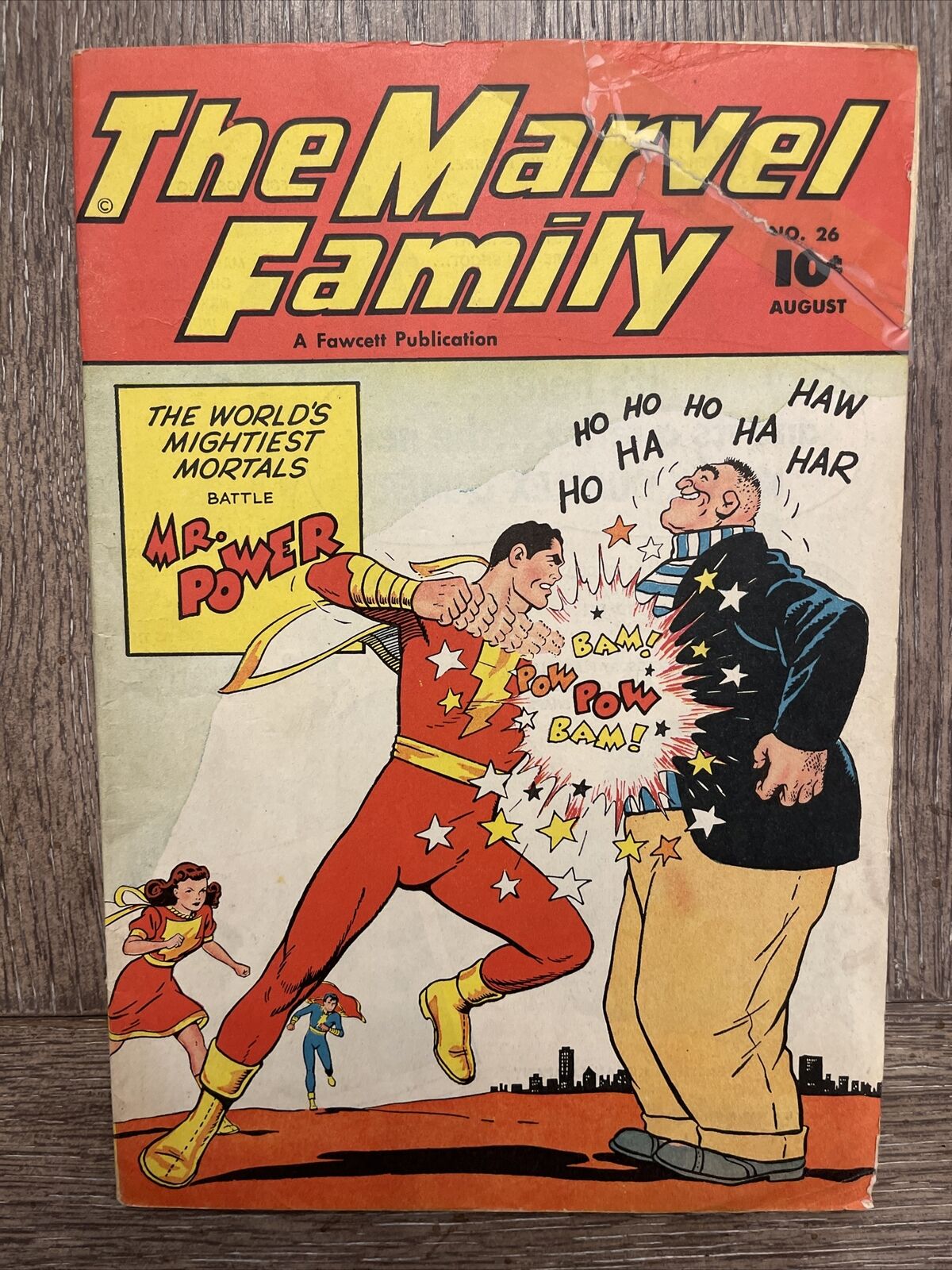 SUPER RARE JERRY WEIST ESTATE: THE MARVEL FAMILY #26 (Fawcett 1948)