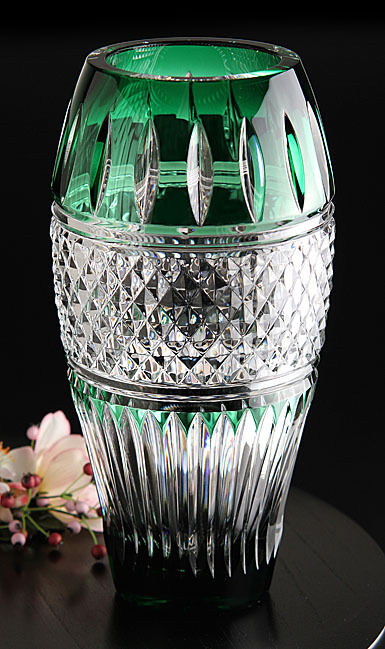 Waterford Cased Crystal Irish Lace Emerald 12\