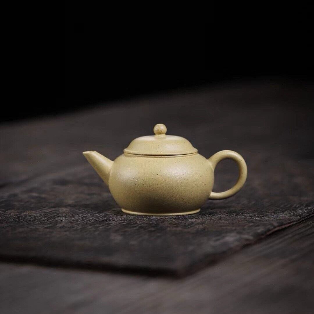 100cc Yixing Zisha Green Clay Original Benshan LvNi Handmade Shuiping Teapot