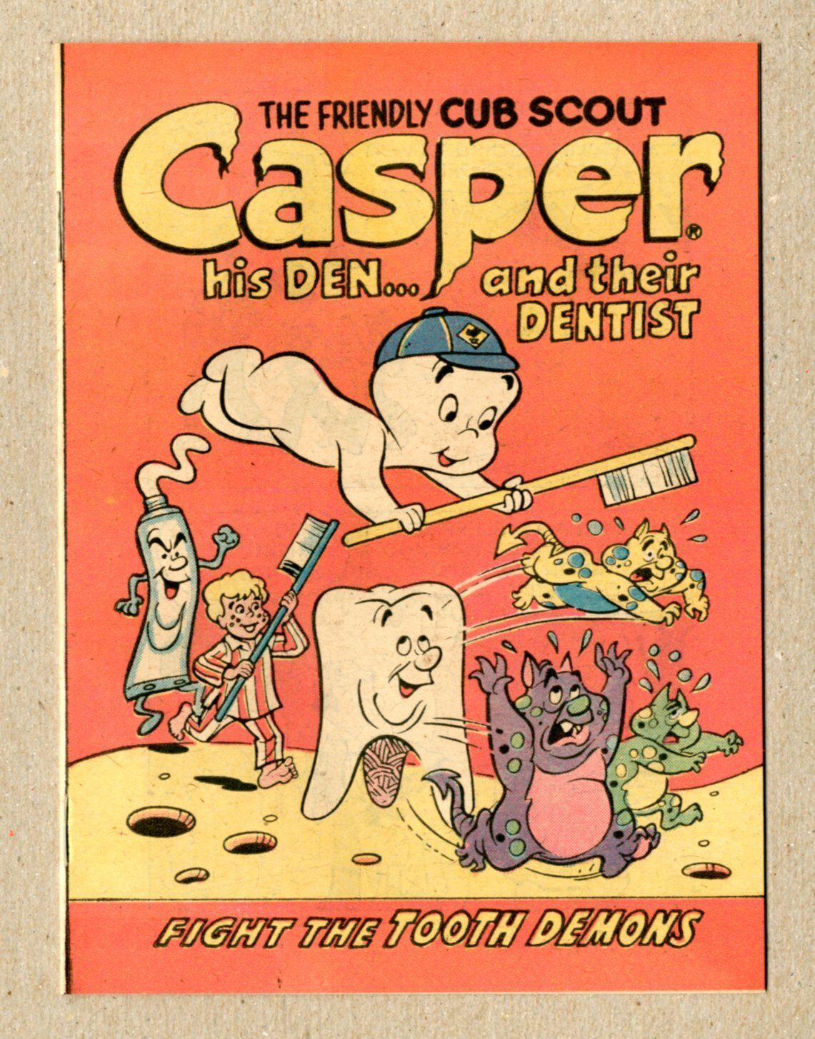 Casper the Friendly Ghost, His Den, & Their Dentist Fight... #0 NM 9.4 1974