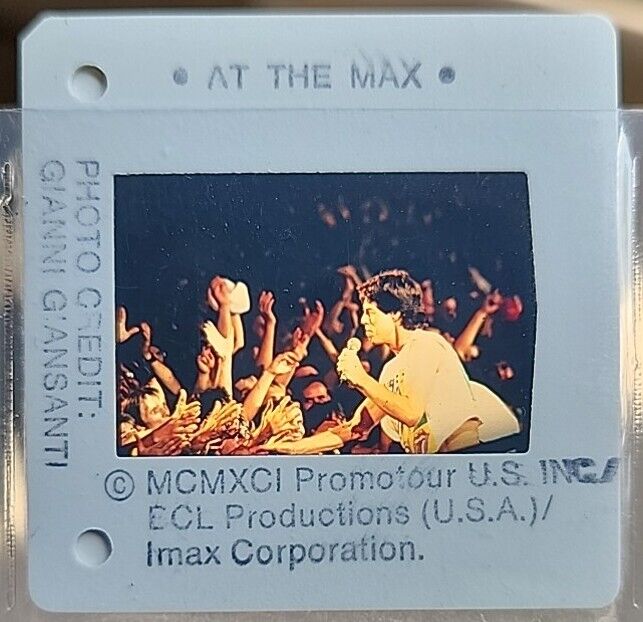 ☆RARE☆The Rolling Stones In Concert *At The Max* 4 Orig Vint 35mm Photo Slides 