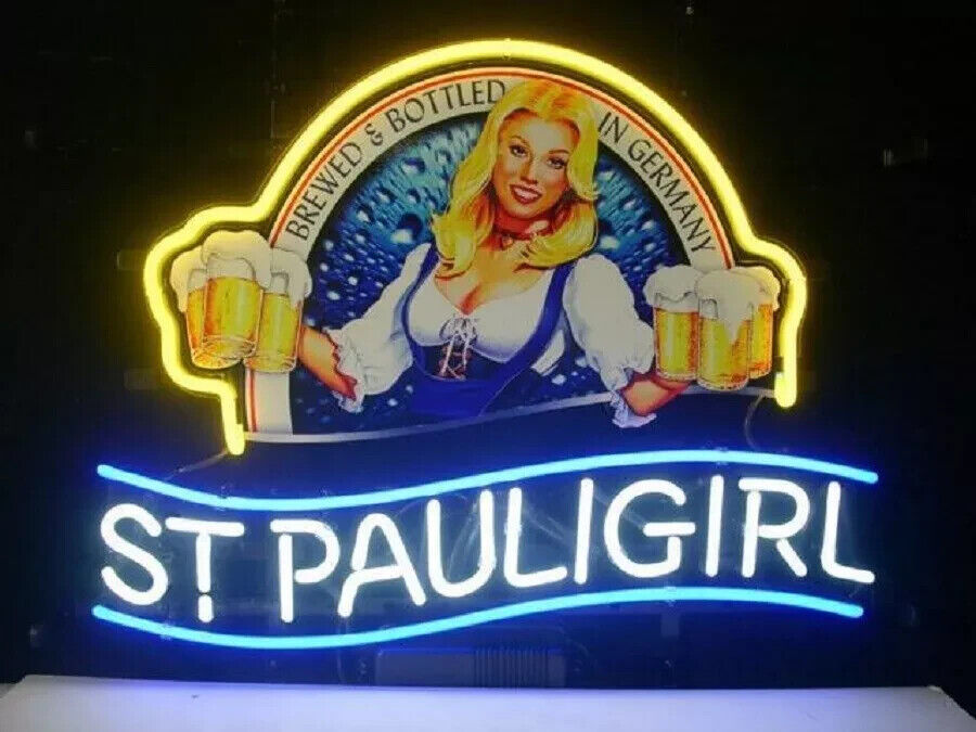 St. Pauli Girl Beer Neon Sign 24\