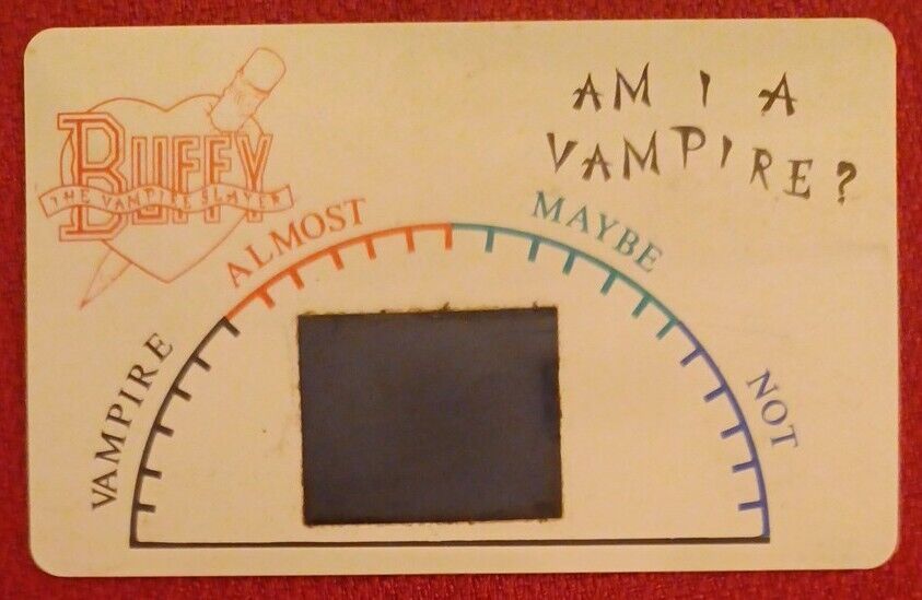 ULTRA RARE Buffy the Vampire Slayer Promotional Am I a Vampire Card 1992