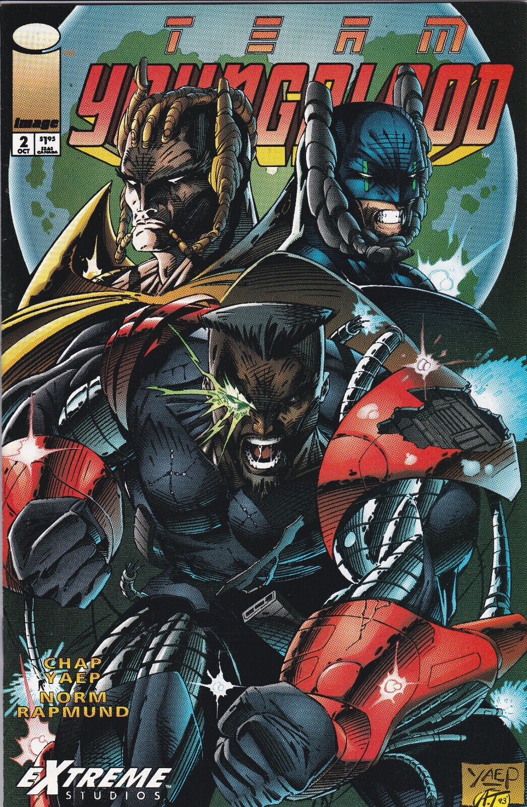 Team Youngblood #2,  (1993-1995) Image Comics