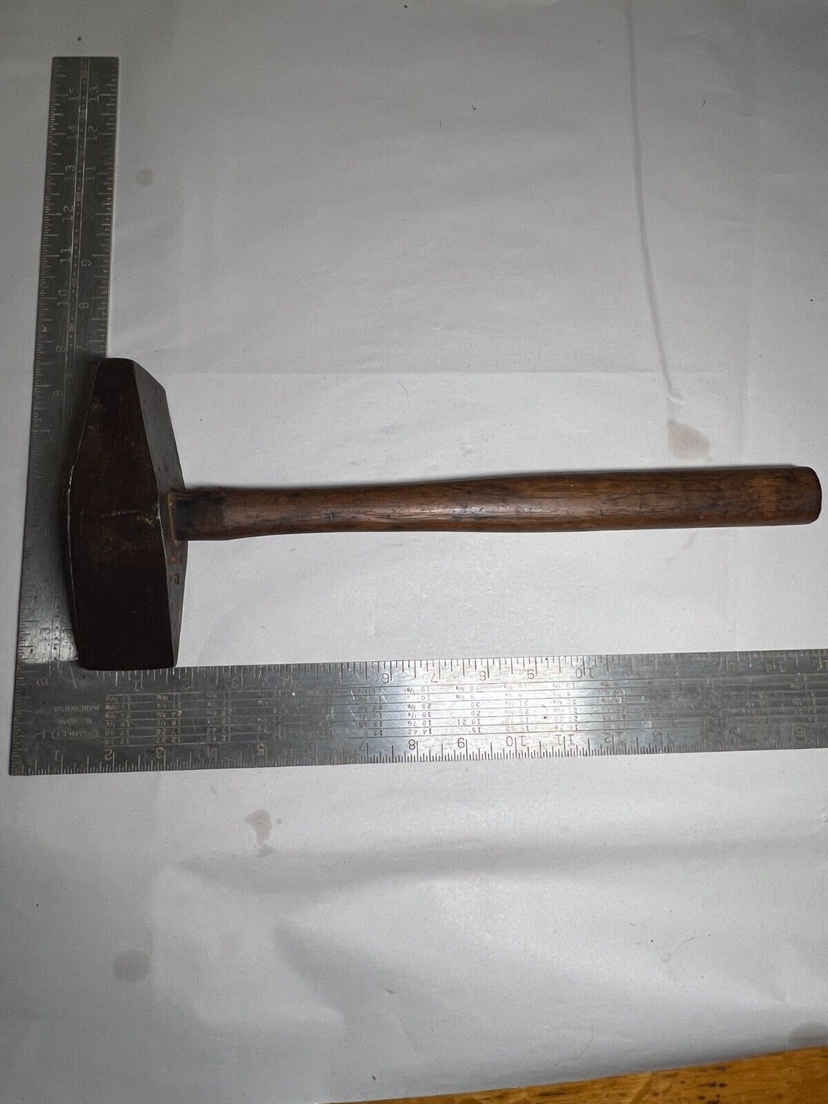 ANTIQUE E. C. ATKINS SAW HAMMER INDIANAPOLIS IND LOGGING COLLECTIBLE NICE 3.8LBS