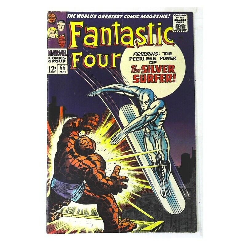 Fantastic Four (1961 series) #55 in Very Fine minus condition. Marvel comics [m,