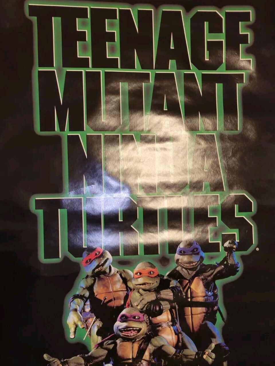 Authenic 1985 Teenage Mutant Ninja Turtles Promo Poster 27 X 41 Movie to Video 