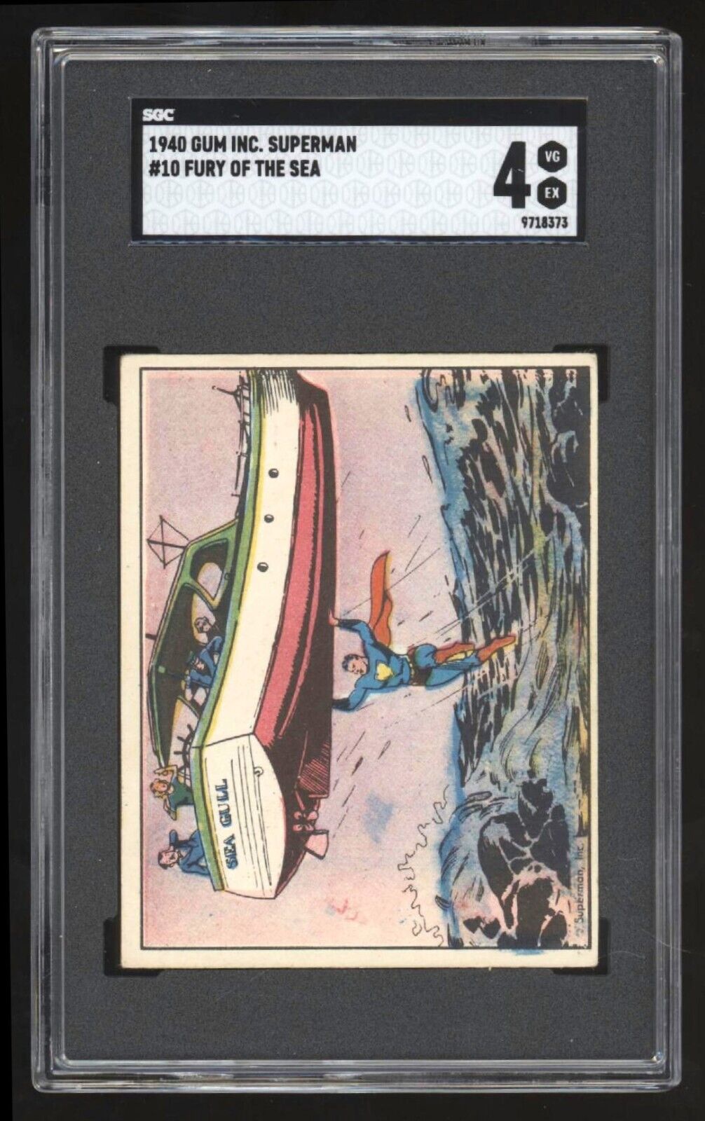 1940 Superman Fury of the Sea SGC 4 Pop 1 - Highest Graded #10 Gum Inc.