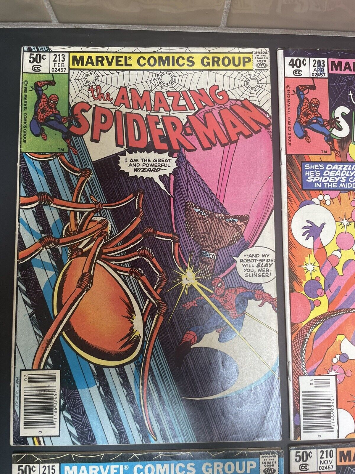Lot Of 4 Amazing Spider-Man Bronze Age Comic Books. 5.0 To 6.0. All Are Newstand