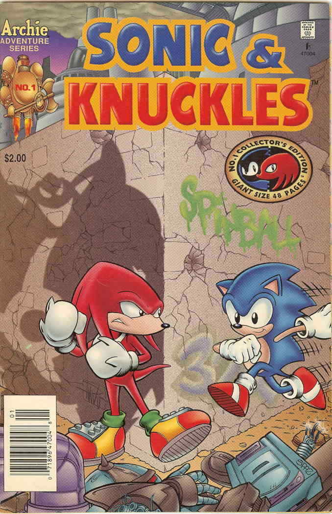 Sonic And Knuckles Special #1 (Newsstand) VF; Archie | the Hedgehog - we combine