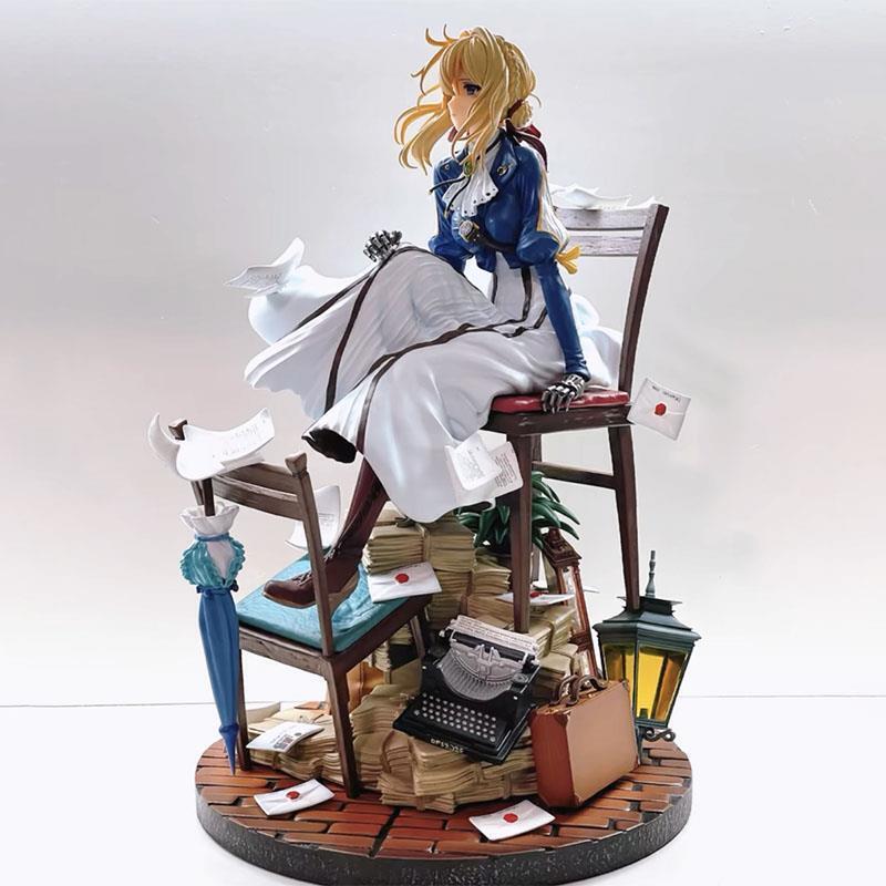  New In Stock Violet Evergarden 25cm Figure Toy PVC Collection Model Anime Gift