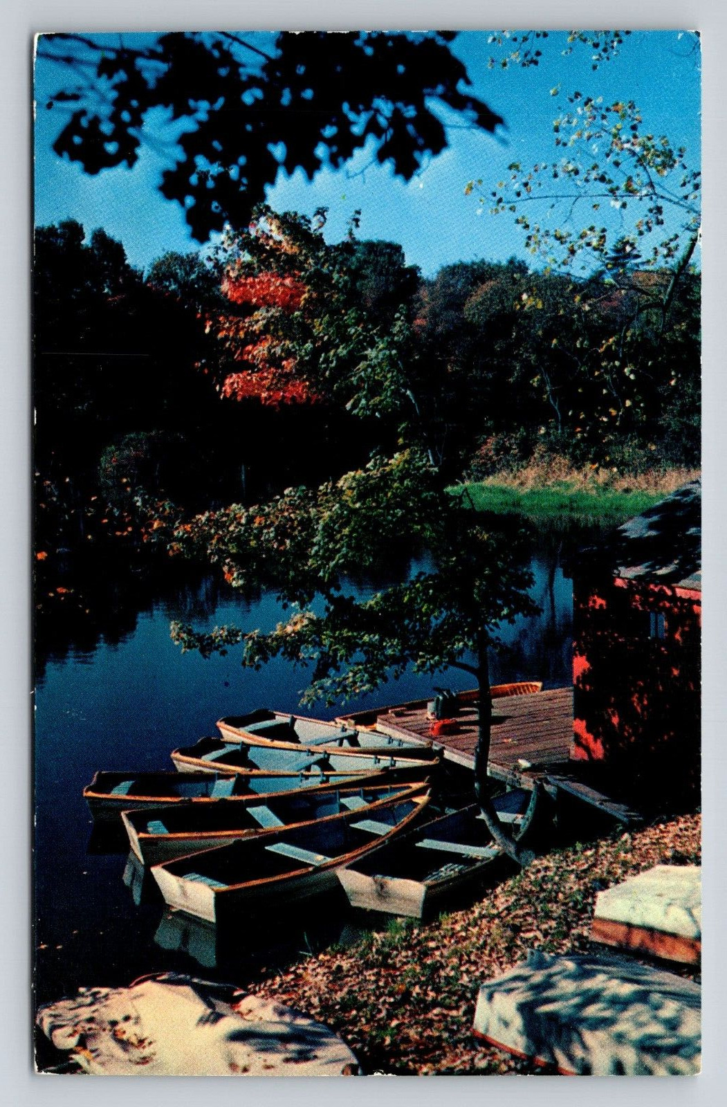 Greetings from Palenville New York NY Vintage Postcard Lake Scene Unused