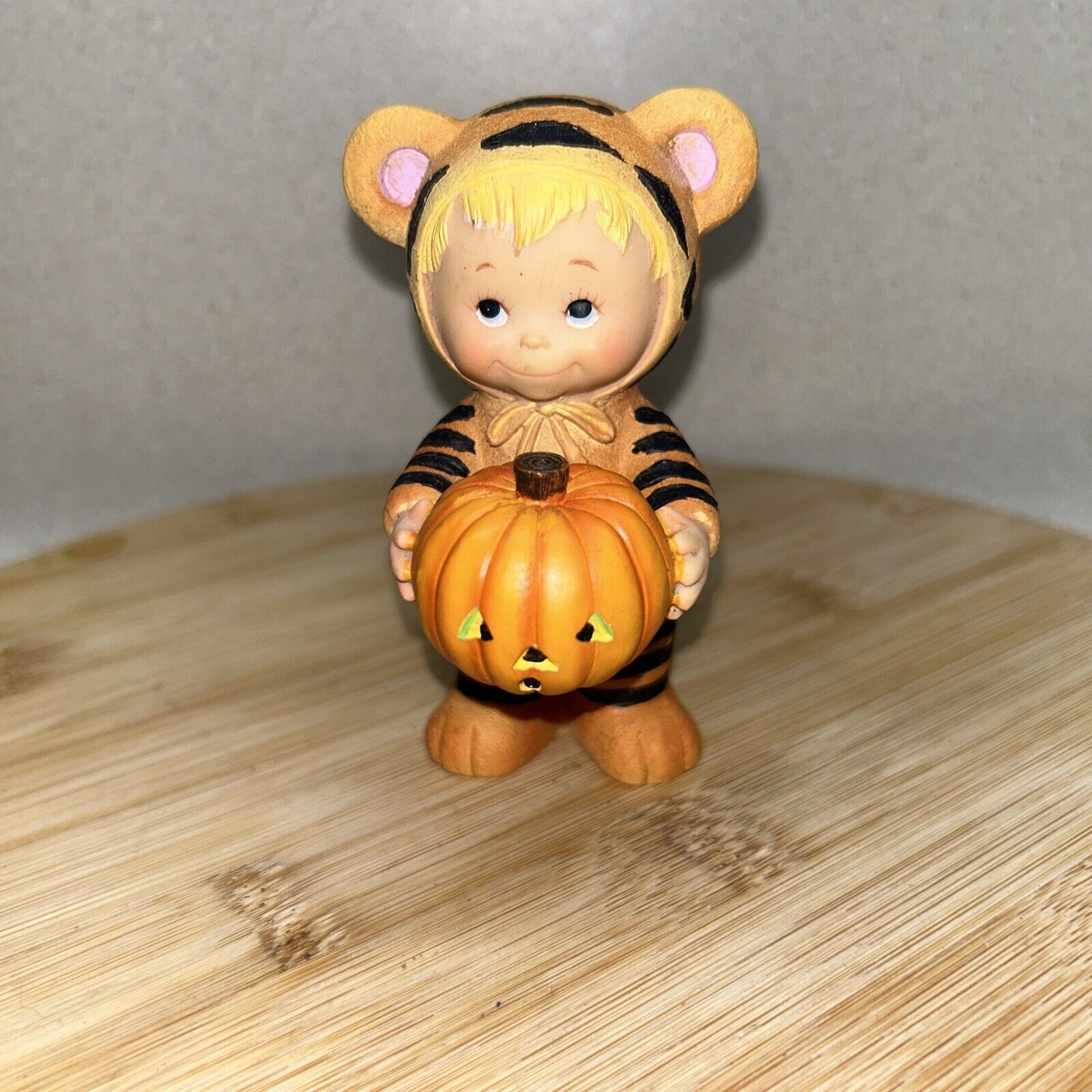 Vintage Rare Hard to find Morehead Inc Halloween Dress Up Fall Pumpkin Boy Tiger