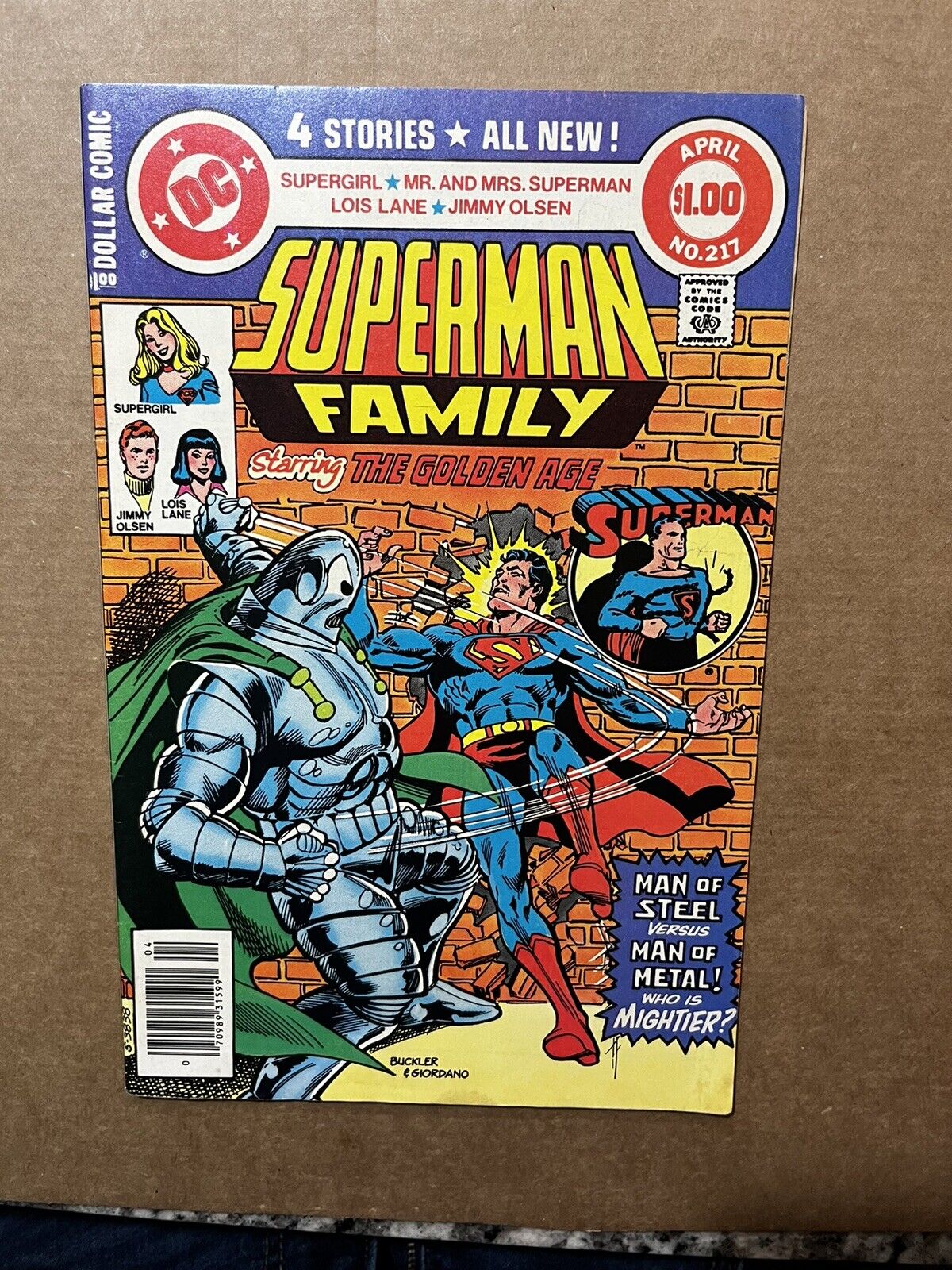 Superman Family #217 in Very Fine minus condition. DC comics