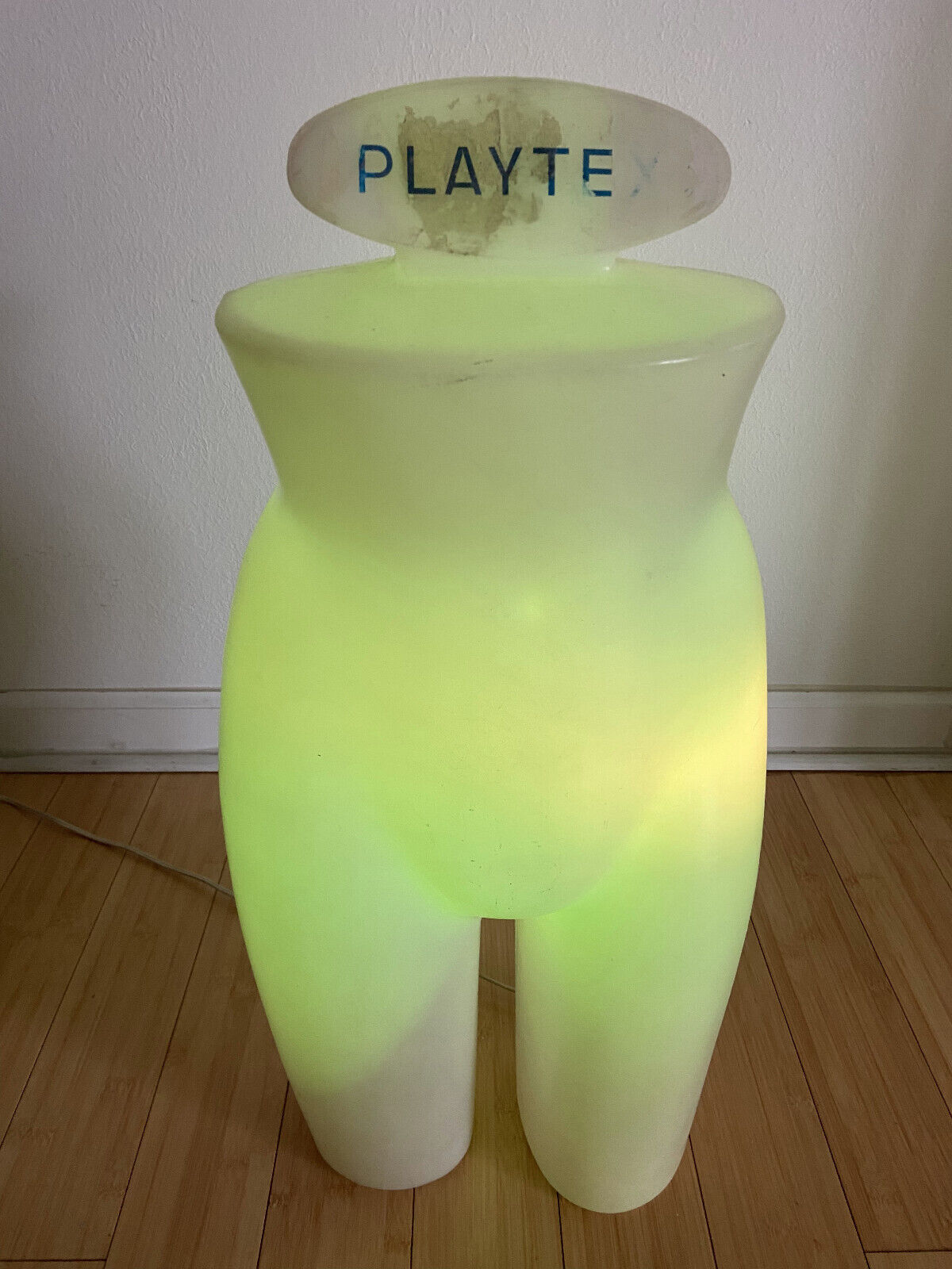 Vintage 1950s 1960s PLAYTEX Lighted Advertising Display Lingerie Mannequin RARE
