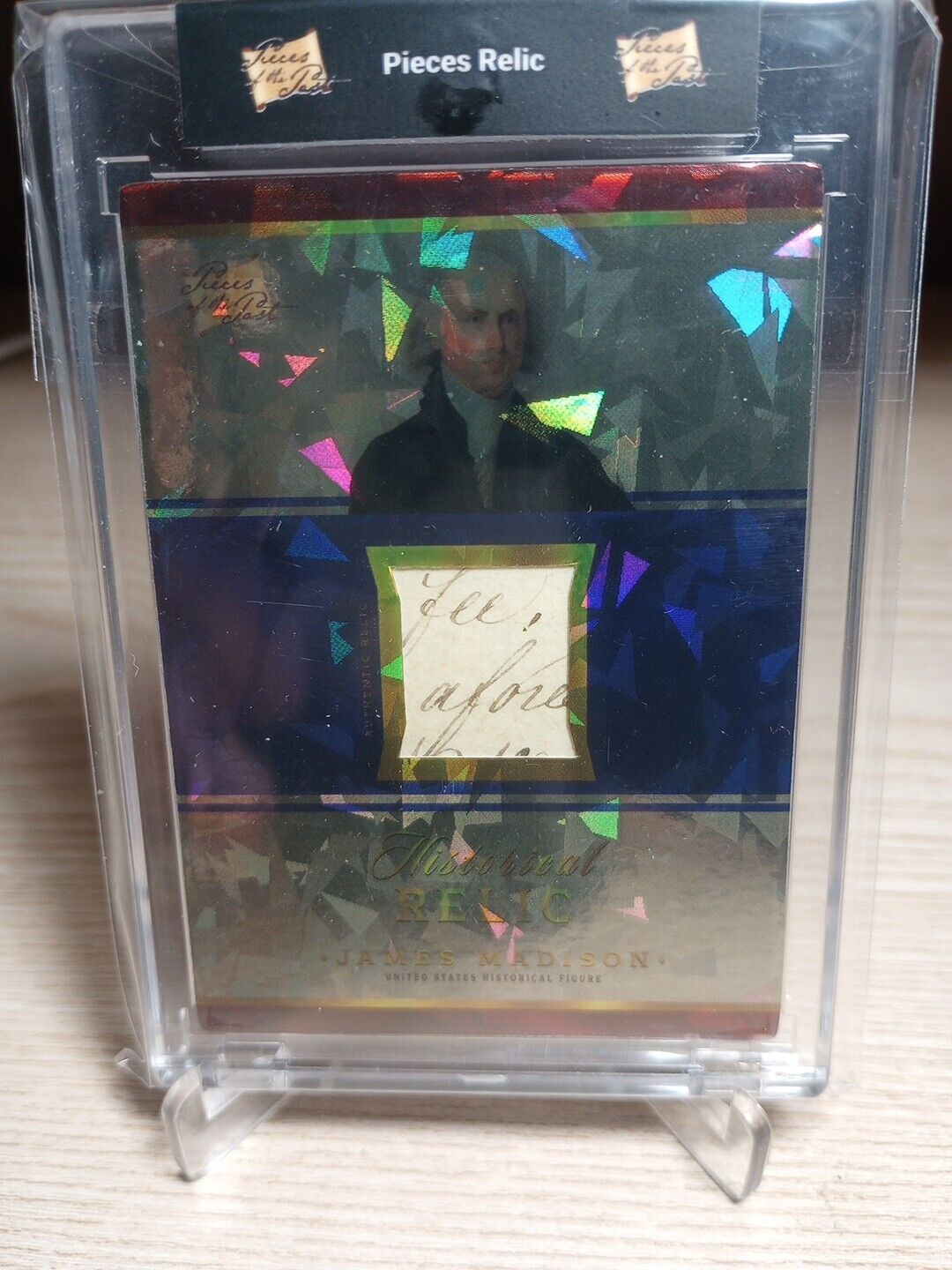 2022 Pieces of the Past Presidential Ed. Relic #55 James Madison Handwriting