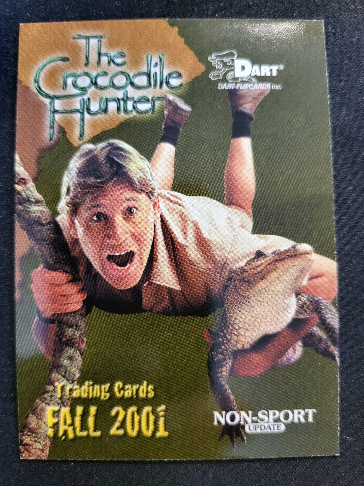Crocodile Hunter Steve Terri Irwin Promo Card Dart Animal Planet Non Sport 2001 
