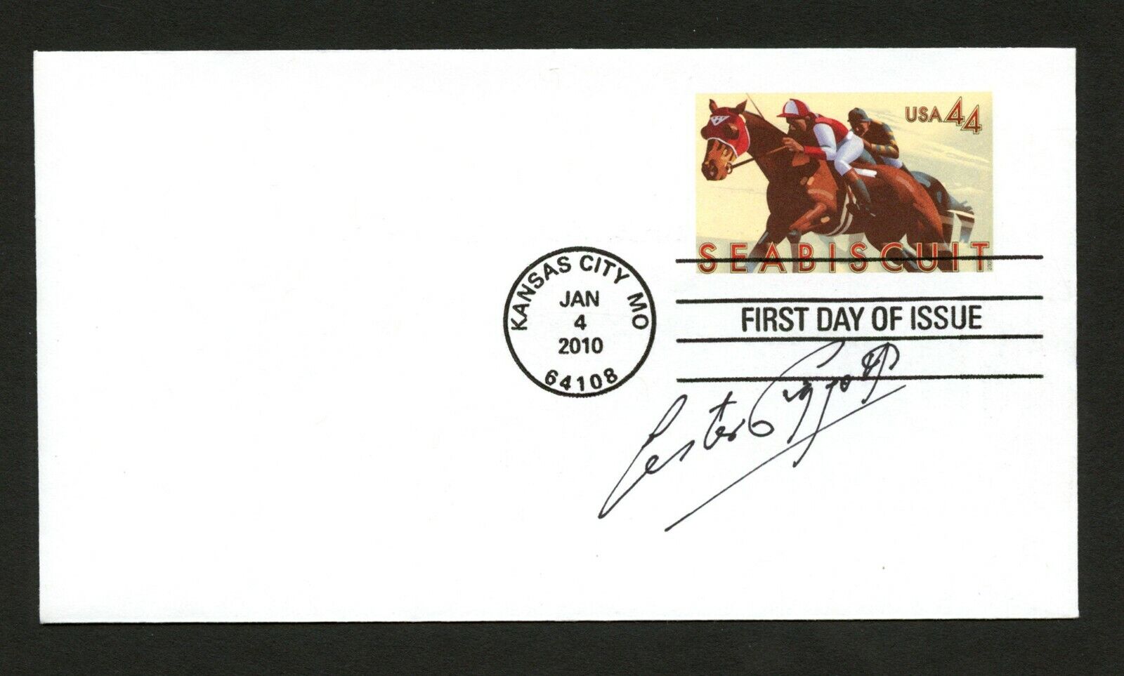 Lester Piggott signed autograph auto FDC cover English Professional Jockey PC287