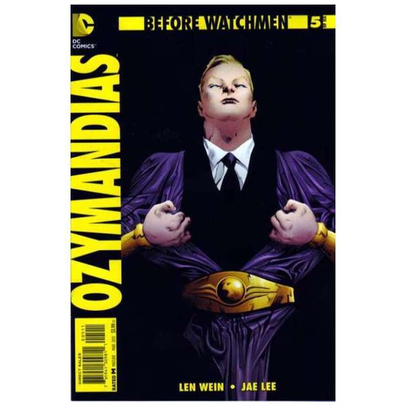 Before Watchmen: Ozymanidias #5 in Very Fine condition. DC comics [y}