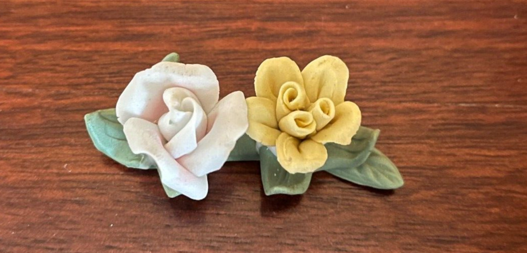 Tiny porcelain flower decoration craft project, made in China 2\