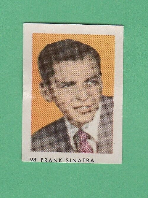 1953  Frank Sinatra   Bruguera Spanish  Tiny Film Card Rare