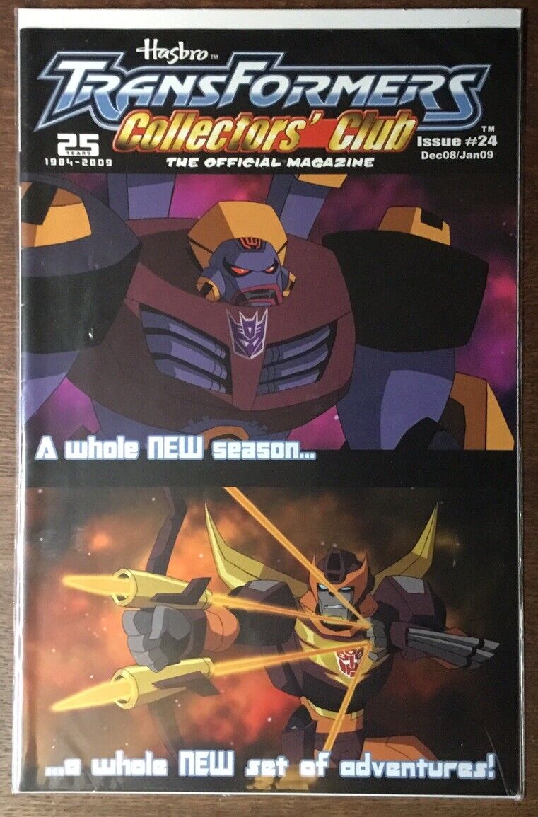 TRANSFORMERS COLLECTORS CLUB MAGAZINE #24 December 2008 January 2009