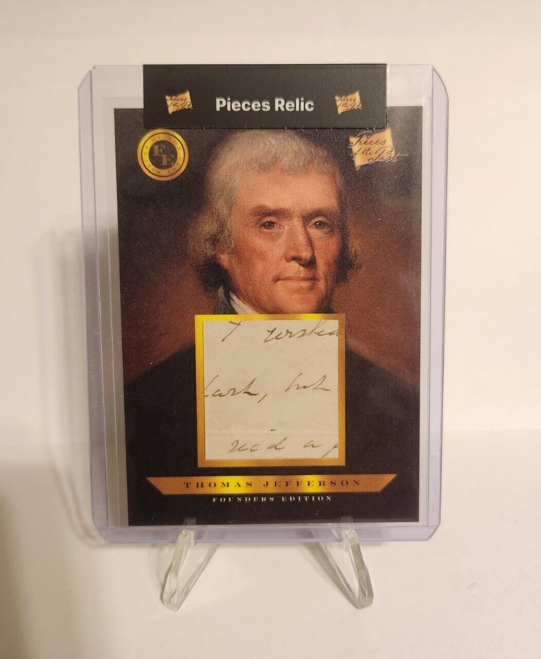 2023 Pieces of the Past Founders Edition Thomas Jefferson Authentic Relic #3