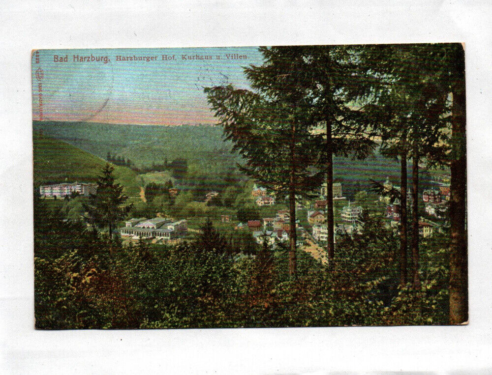 Ak Bad Harzburg Harzburger Yard Kurhaus U.Villas 1909