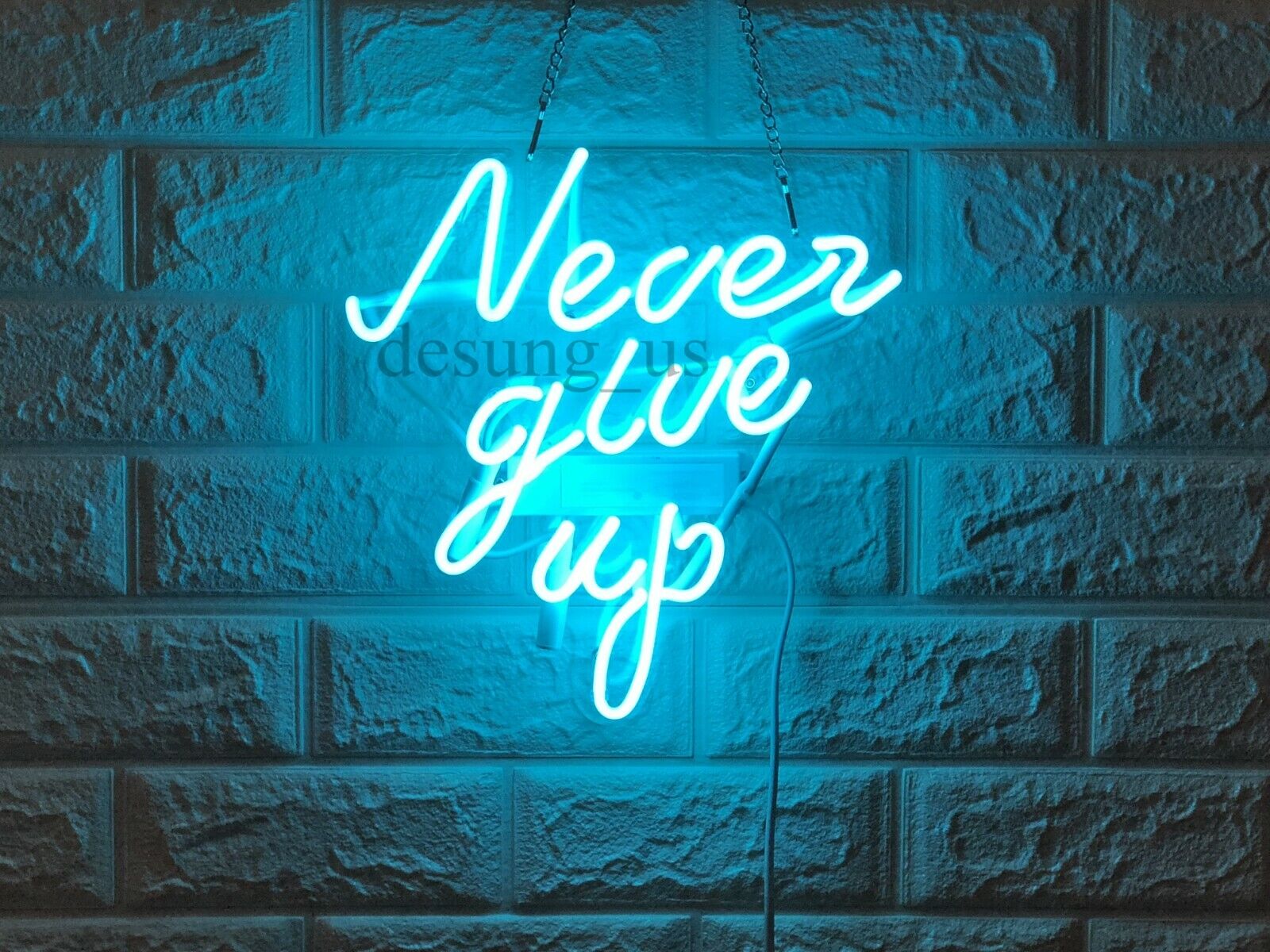 Never Give Up Acrylic 14\