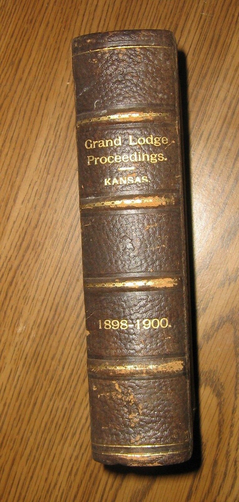 Vintage Proceedings of the Grand Lodge of Kansas,1898-1900,Freemasonry, Masonic