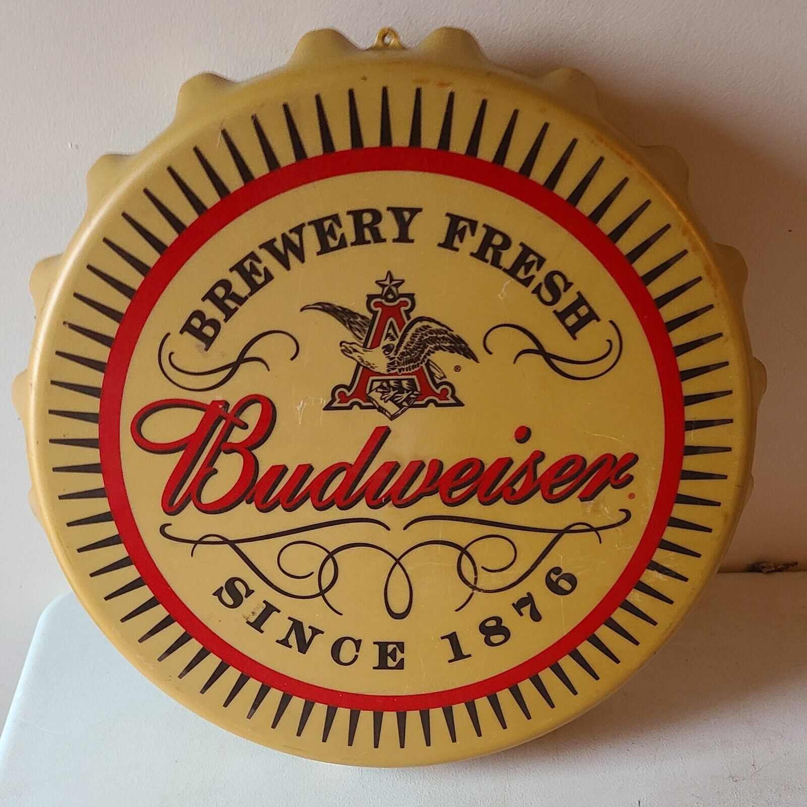 Vintage Budweiser Double Sided Bottle Cap