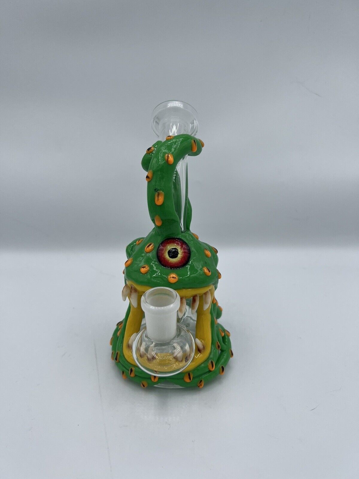 Monster Octopus Colorful Glass Bong Green Tentacles Beaker Pipe Unique Thick