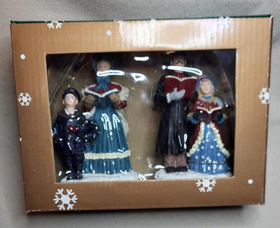 Mervyn’s Village Square 2001 Christmas Carolering family