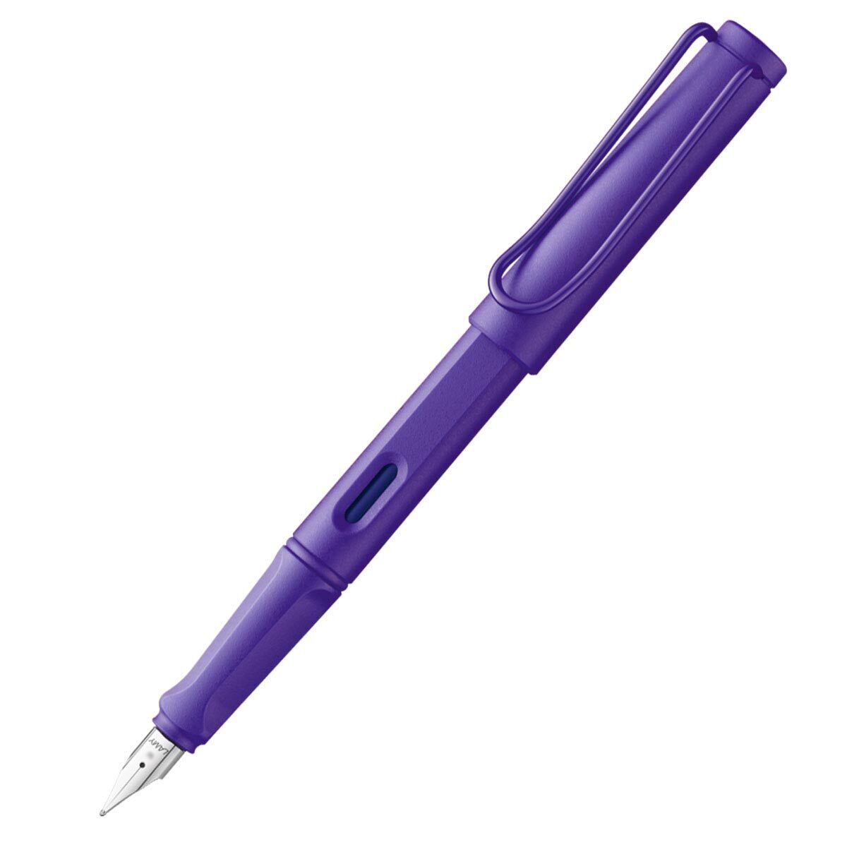 Lamy Fountain Pen Safari Plastic with Metal Clip, Violet, Extra Fine L21VIOEF