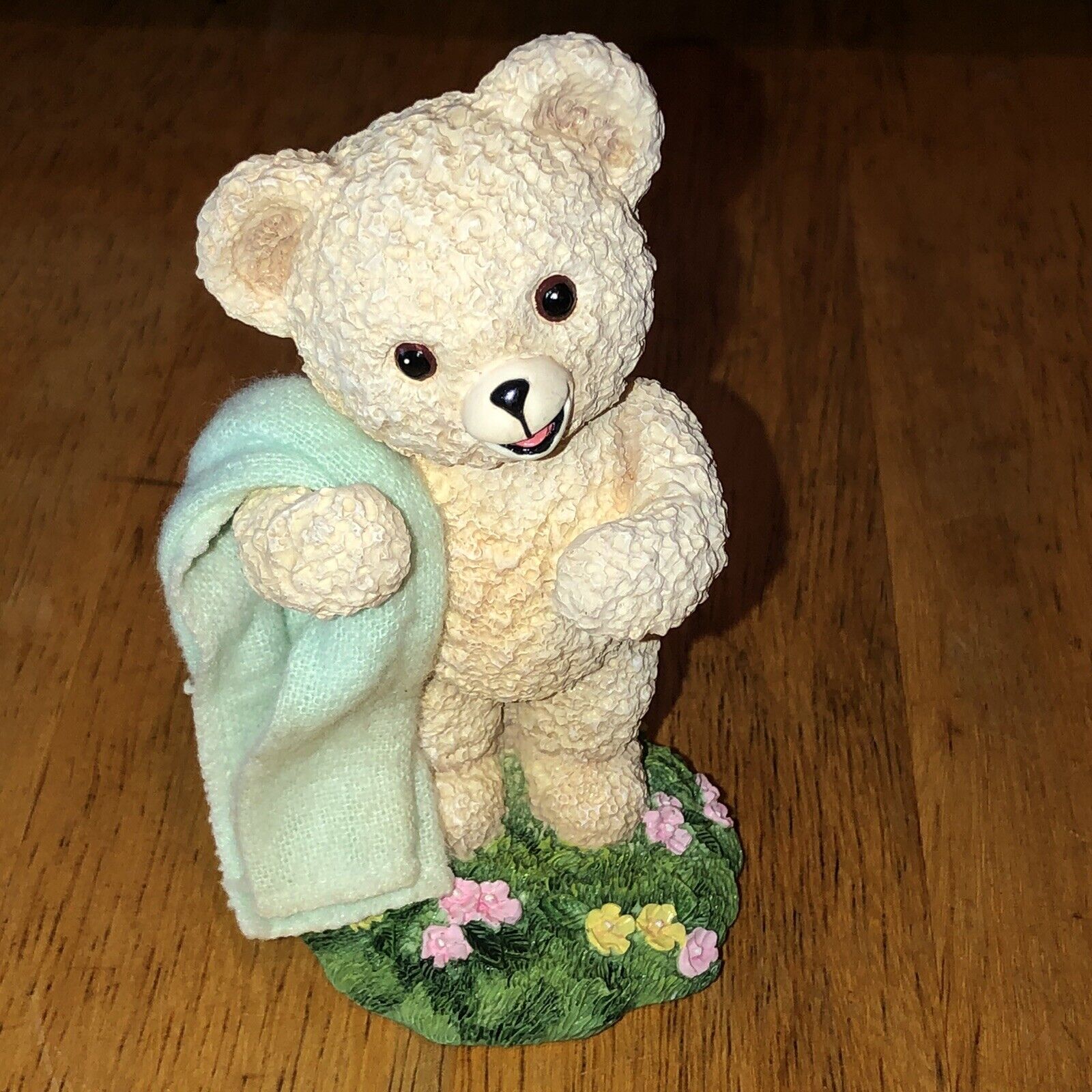 1998 Hamilton Collection Snuggles Bear Figurine I Want To Be Your Snuggle Bear