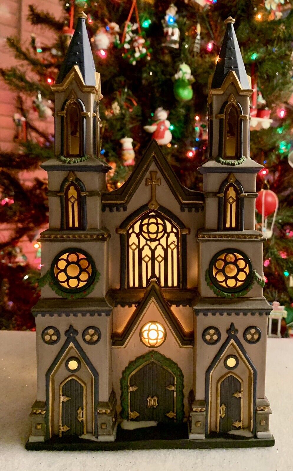 Retired Dept 56 Christmas Heritage Village OLD TRINITY CHURCH: In The City