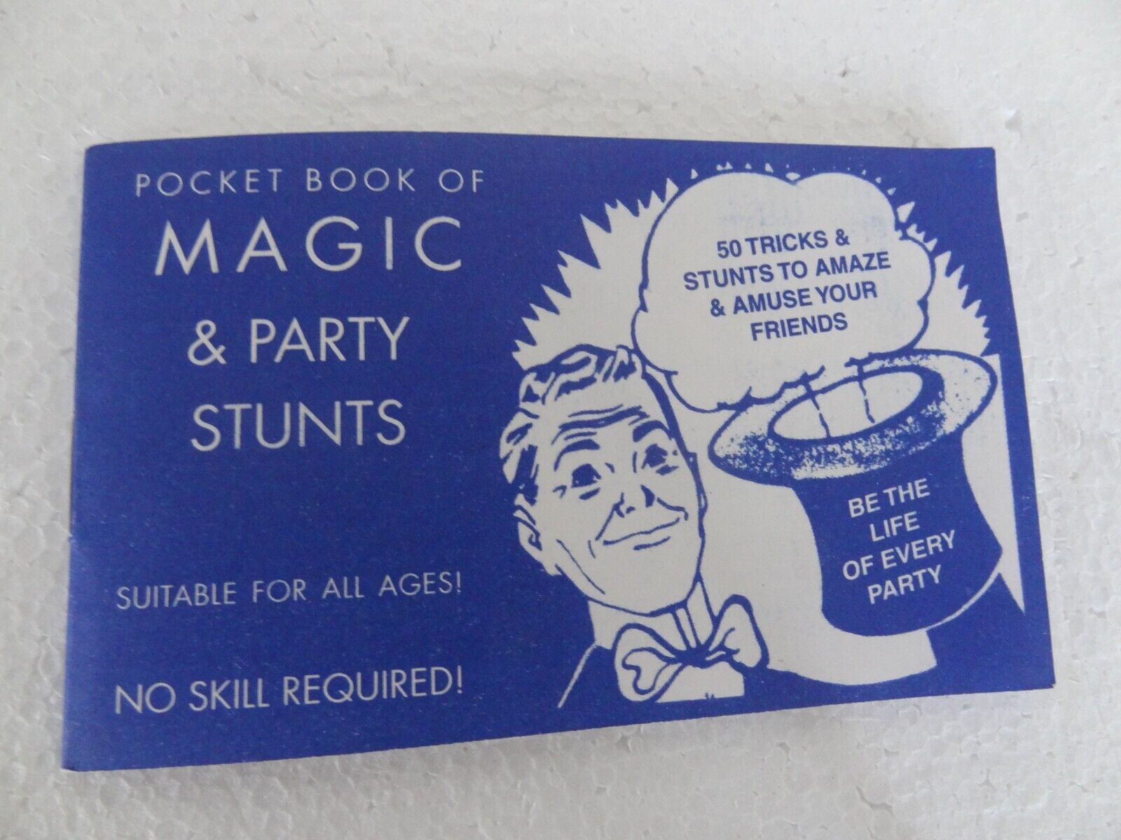 Vintage 1957 David Robbins MAGIC  & Party Stunts 50 Tricks.