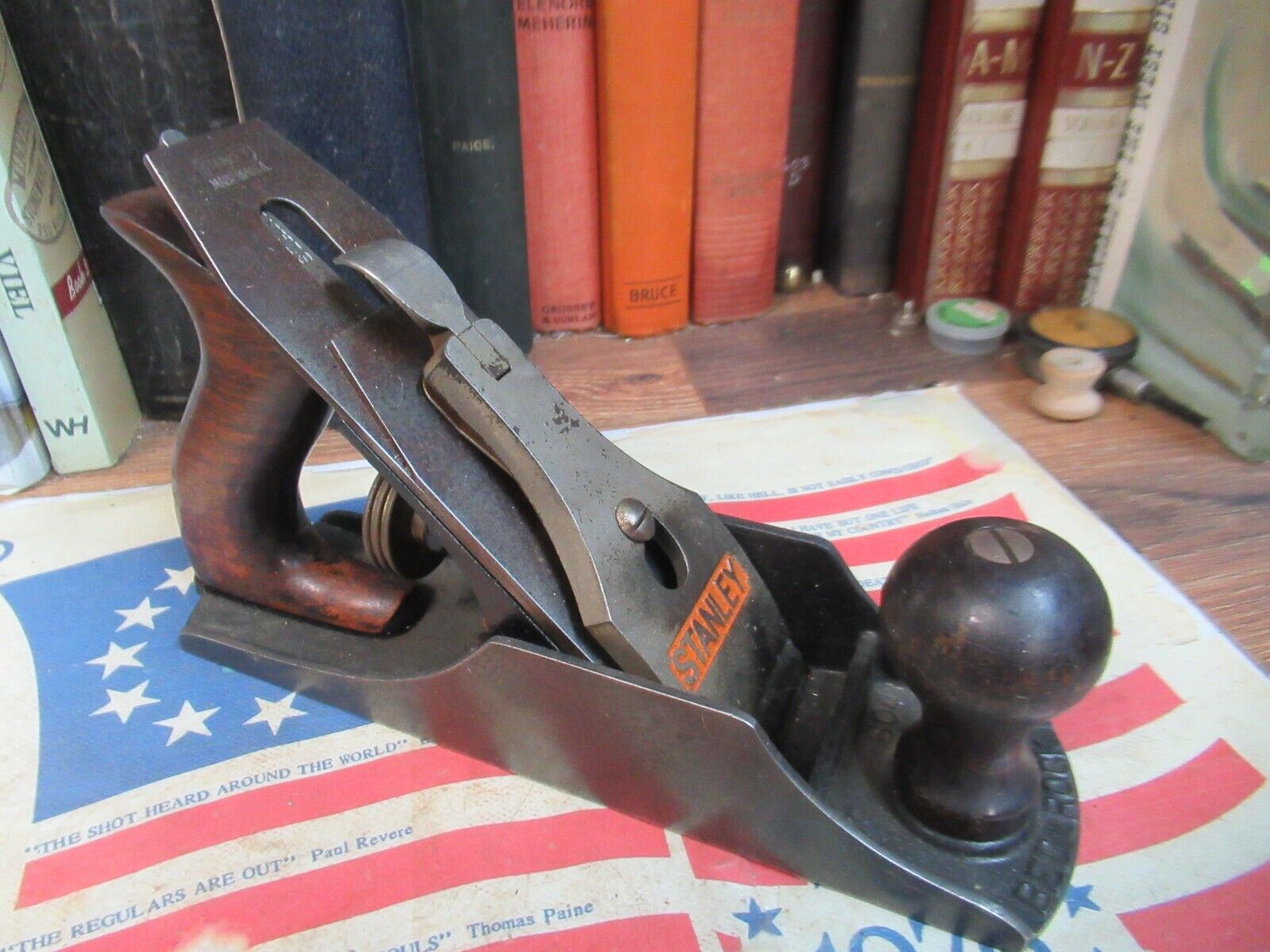 Vintage Stanley Bed Rock Smooth Bottom Plane 604 Carpenters Woodworking TYPE 5