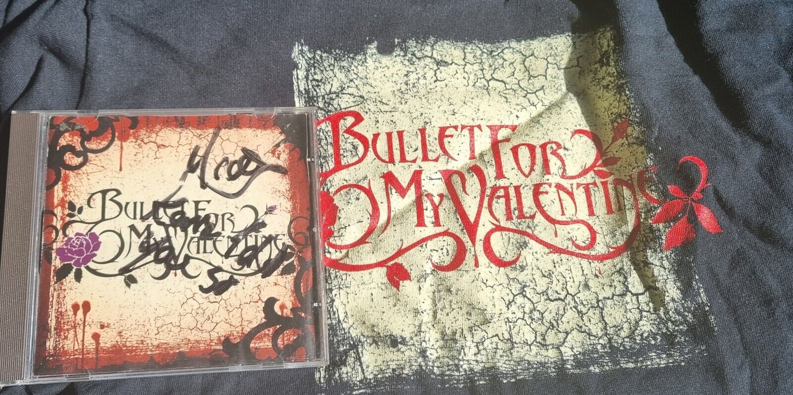 Bullet For My Valentine 2004 EP Tour Tshirt Small RARE Signed E.P Very Rare 