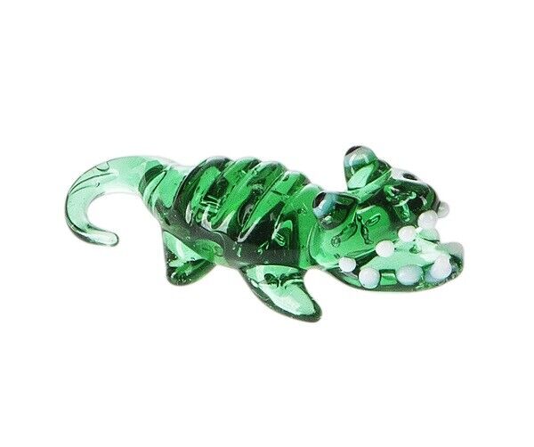 Ganz Miniature World Mini Glass Crocodile Collectible Figurine