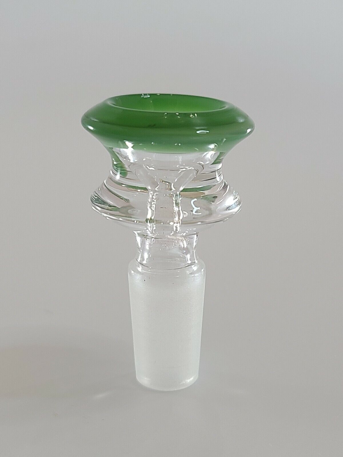 14MM Layered Green Bowl Quality Glass Water Pipe Hookah Slide Replacement