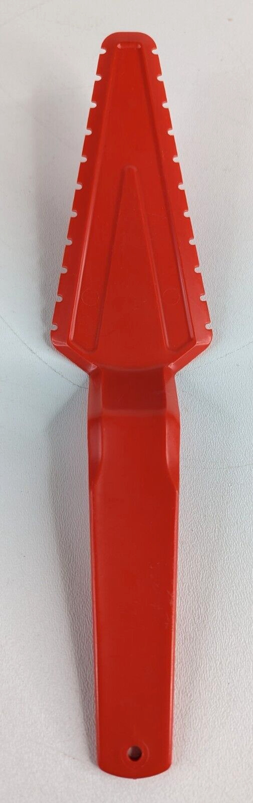 Vintage Tupperware RED Cut and Serve Serrated Pie/Cake Cutter Server 1228-8