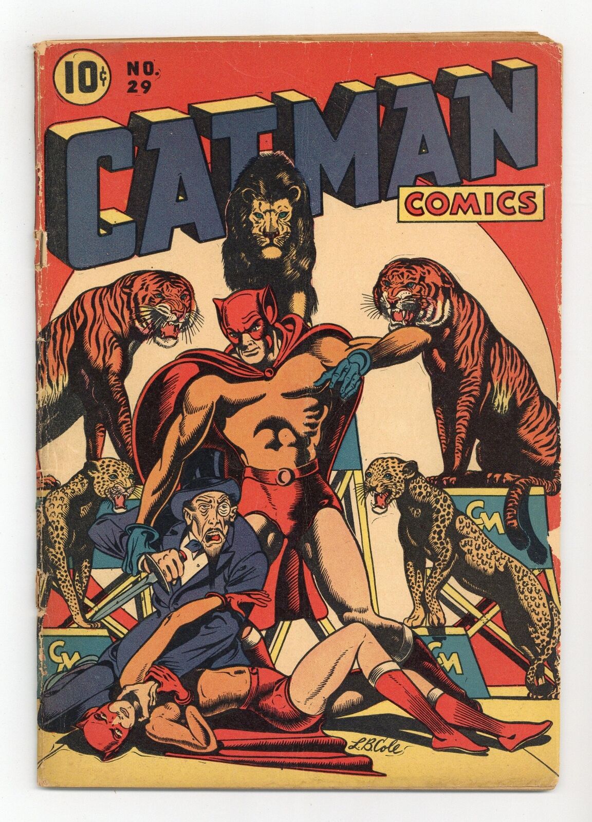 Catman Comics #29 GD- 1.8 1945