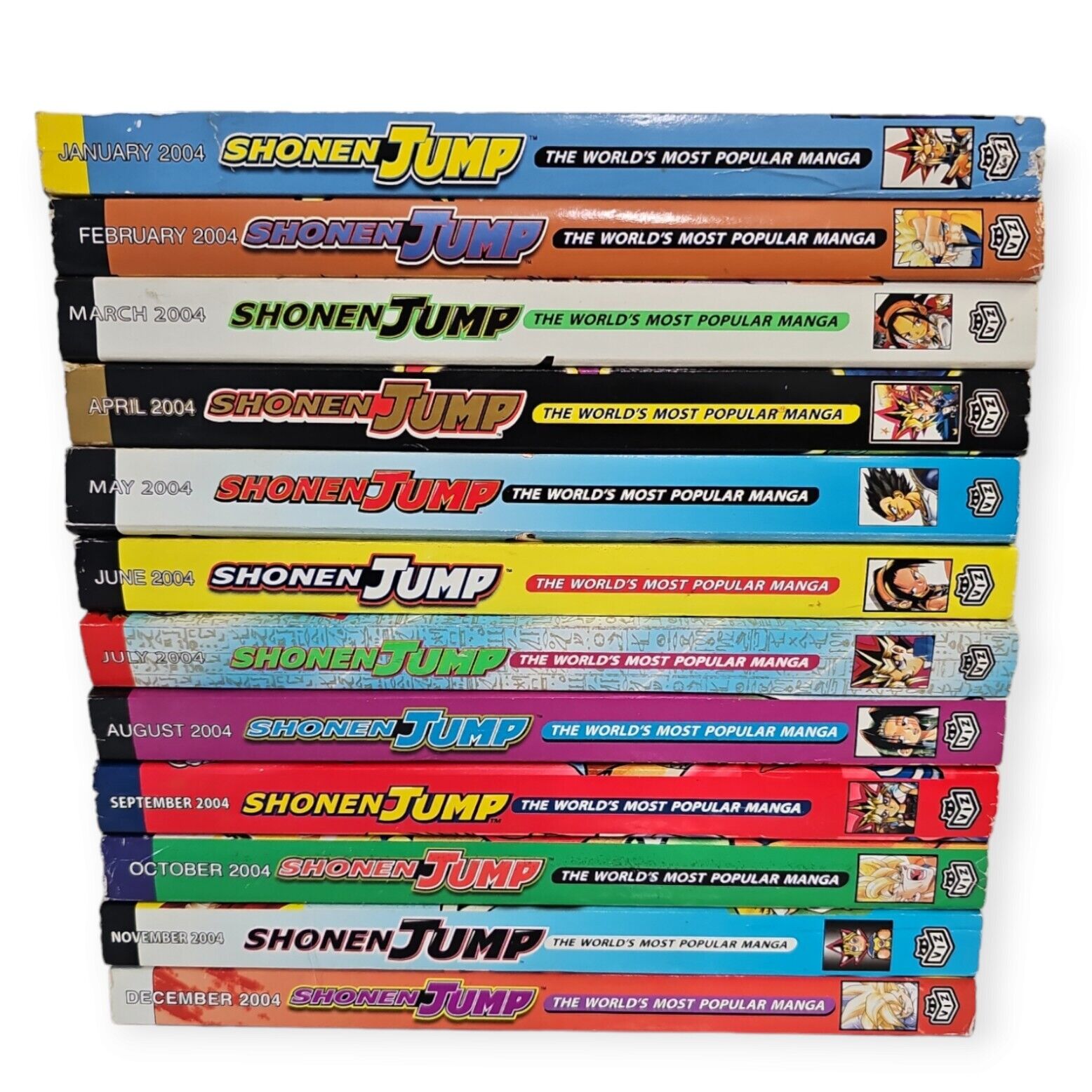 Shonen Jump Magazine Manga Viz Media 2004 Volume 1 - 12 Complete Set