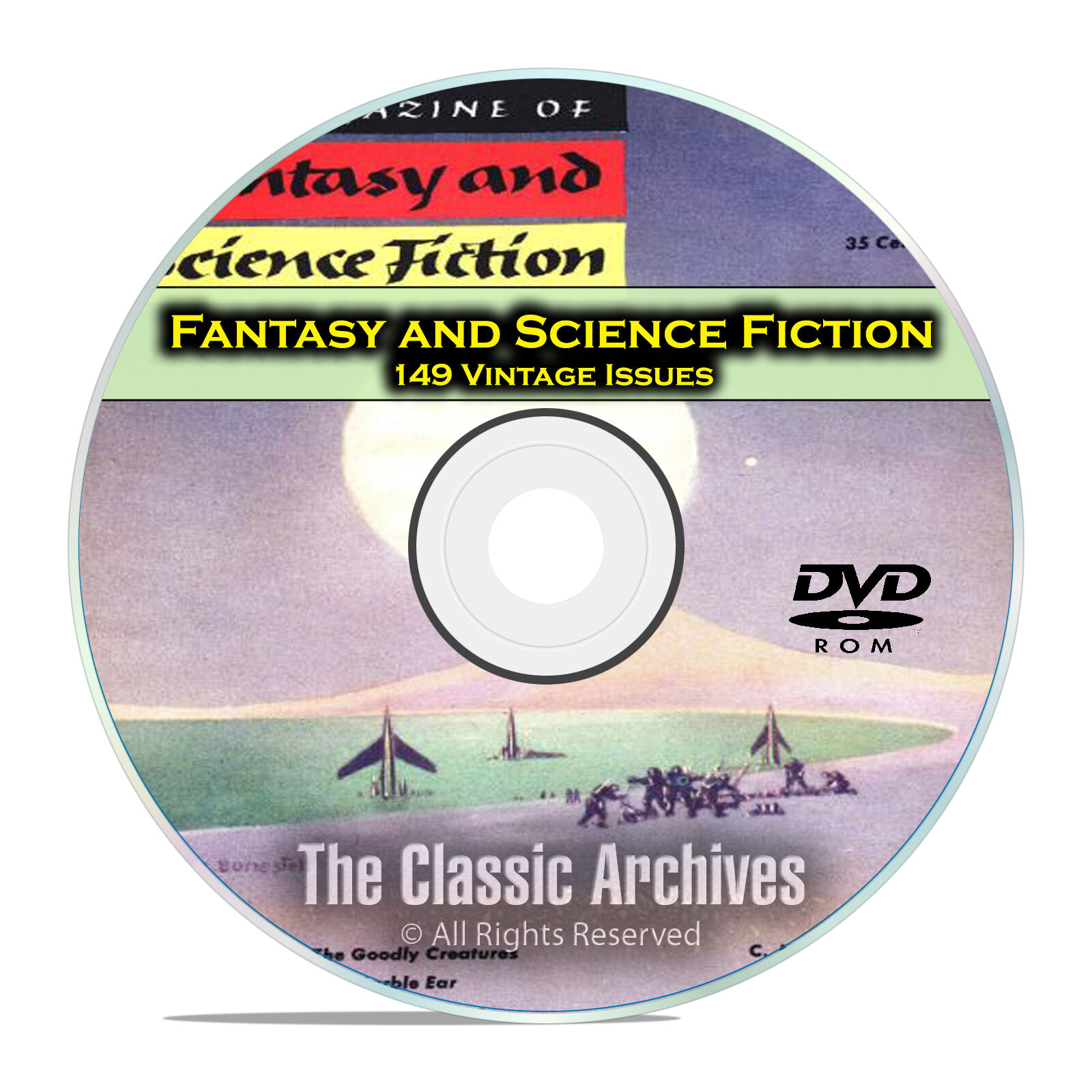 Fantasy & Science Fiction, 149 Vintage Pulp Magazine, Golden Age SCI FI DVD C65