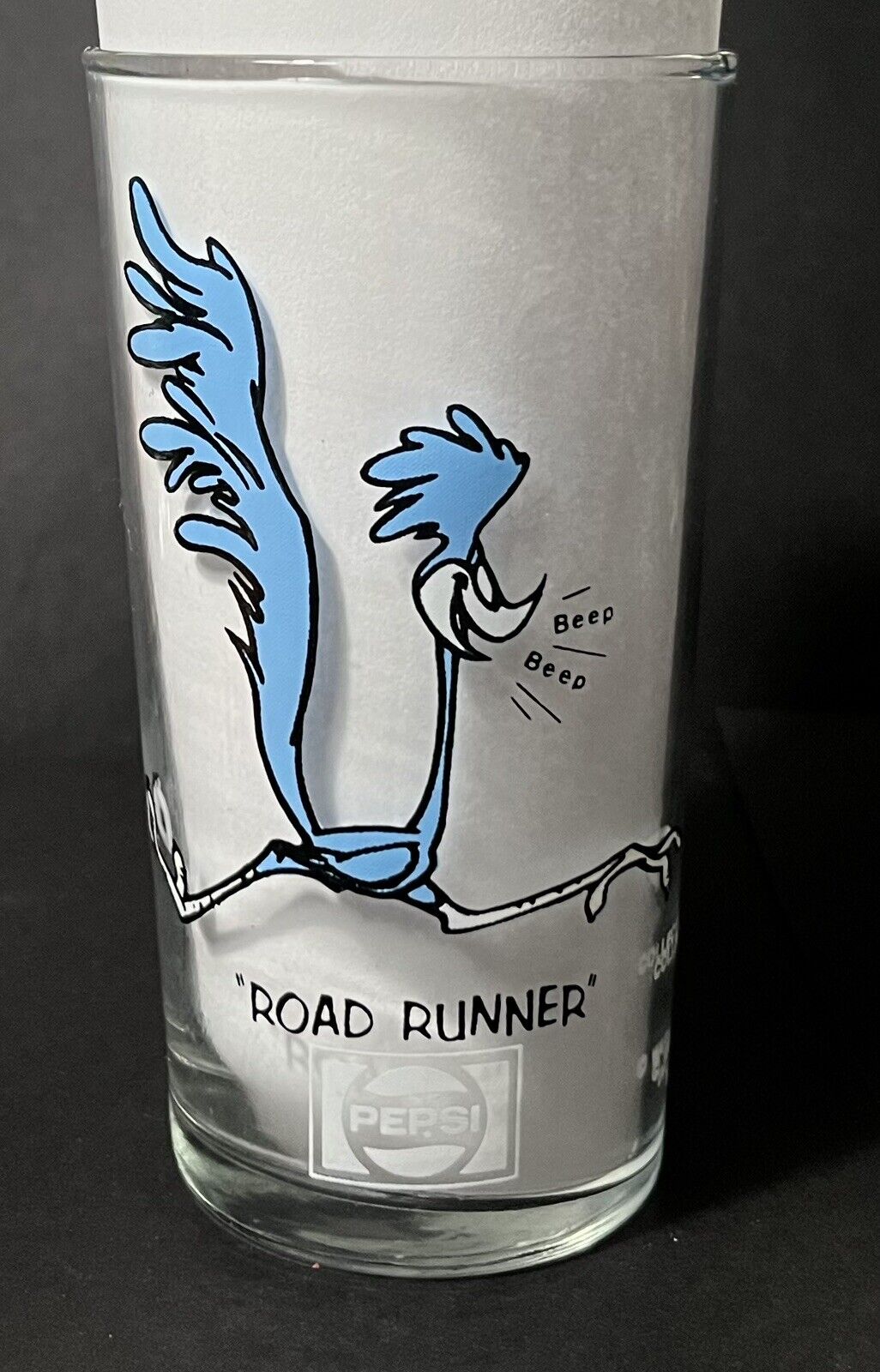 Vintage 1973 “Road Runner” Warner Bros Pepsi Collector Glass