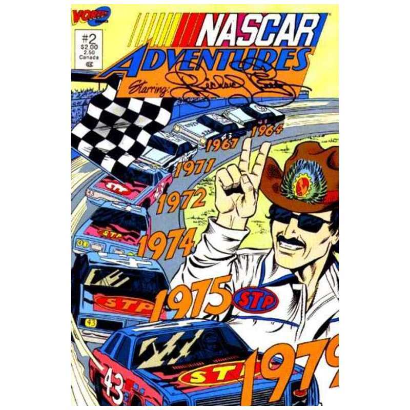 NASCAR Adventures #2 in Near Mint minus condition. Vortex comics [a;